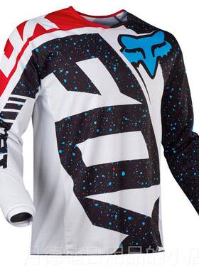 正品山自行车长登袖速降服FOX机车骑行速降服干透气速干 骑上行衣