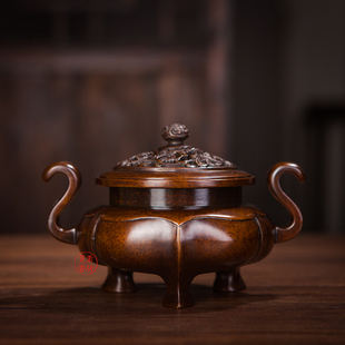 乾清宫和陈巧生制C139双落款 见素香坊2020新款 朝冠耳海棠熏炉