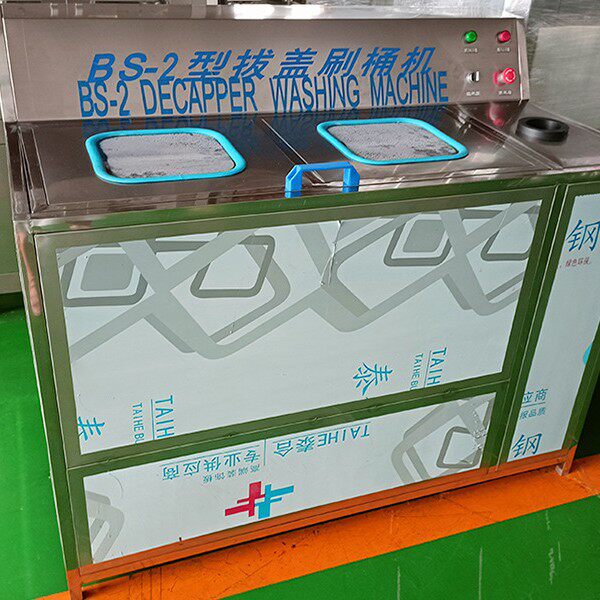 不锈钢桶装水洗桶机双桶刷桶机双桶拔盖款刷通机多机型可选