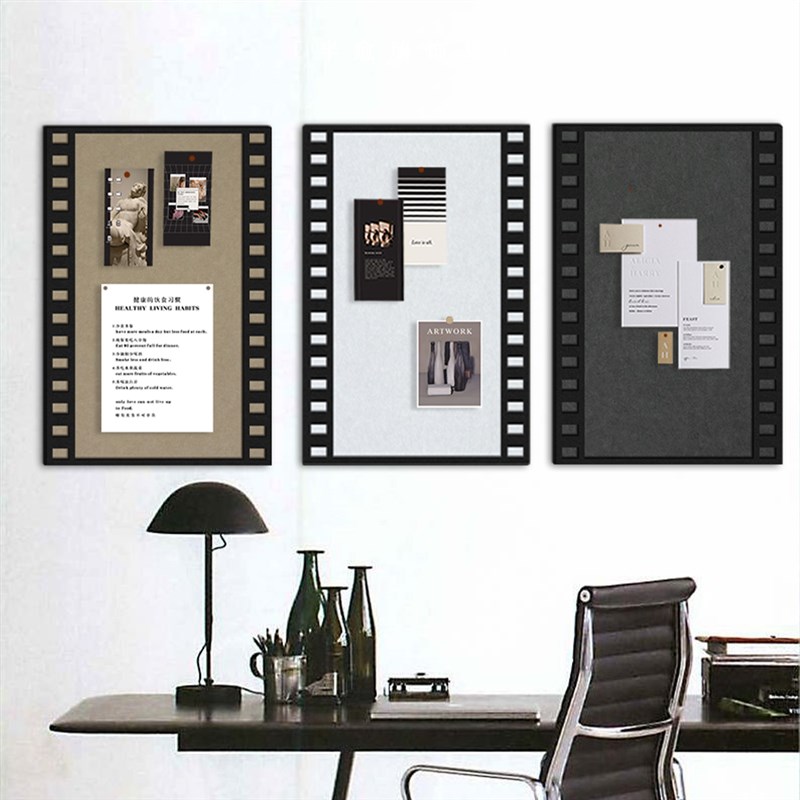 创意毛毡板照片墙背景板软木墙板墙面挂墙留言板主题墙