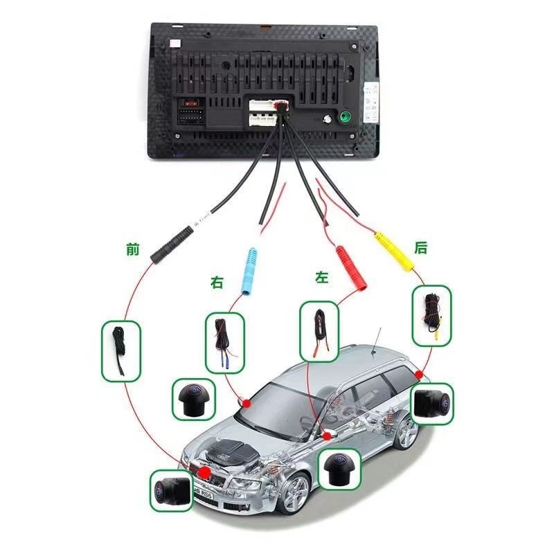 掌讯百变导航主机9107寸安卓智能竖大屏车载30全景一体机中控台