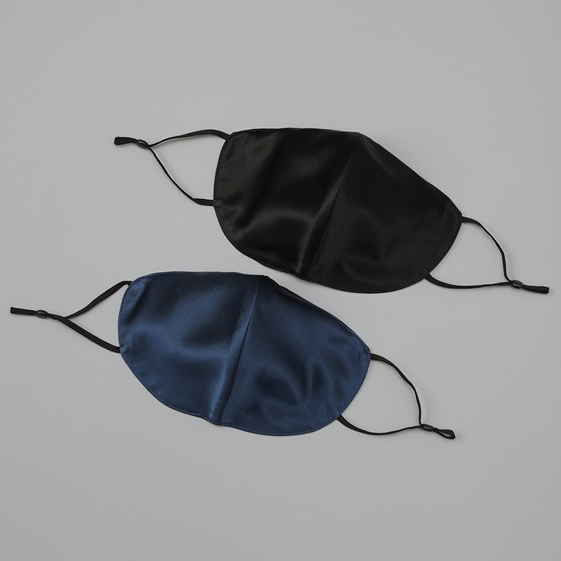 Cnsilk 22姆米100%桑蚕丝真丝口罩配PM活性炭鼻梁支撑防护面罩