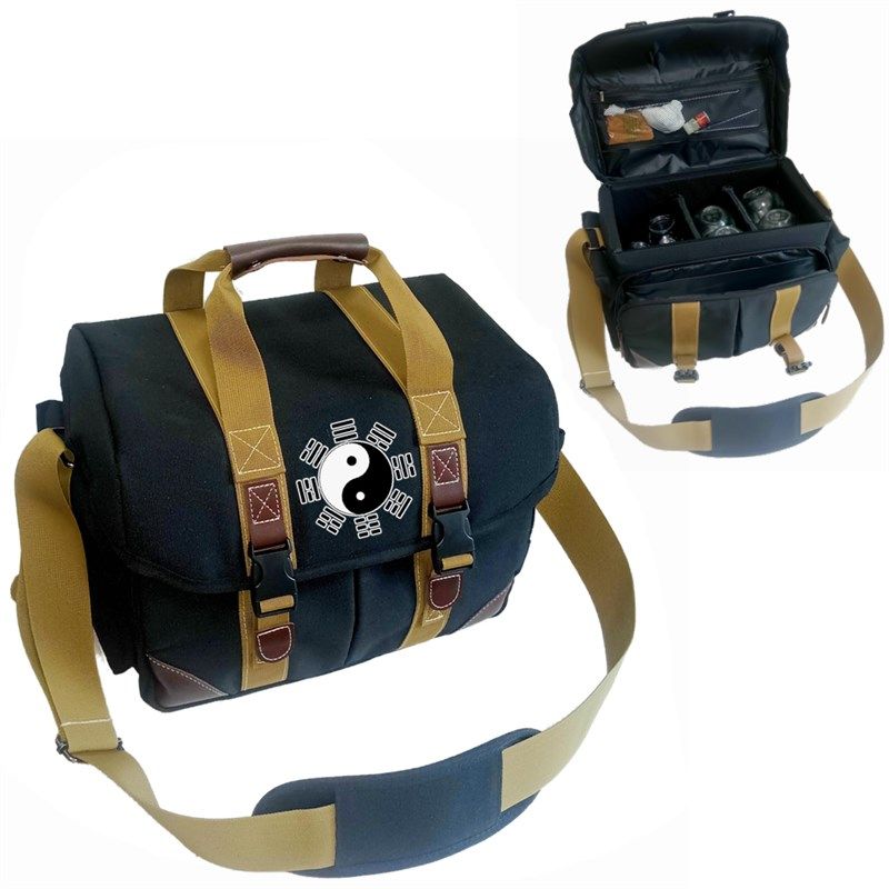 中医理疗按摩推拿针灸拔罐刮痧抗震防水分格护理保健箱道医工具包