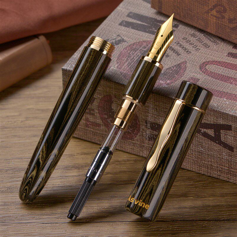 意斯华svine C2000坎伯兰硬橡胶钢笔 大尺寸八号笔尖复古高档