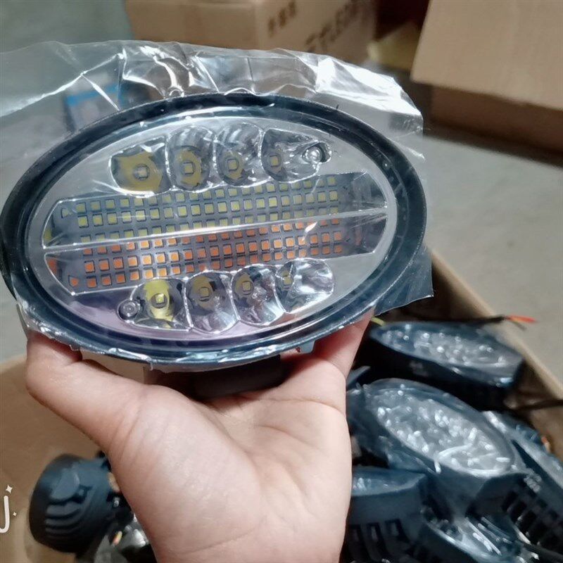 福田雷沃欧豹拖拉机驾驶室LED大视野顶照灯收割机工作灯椭圆配件