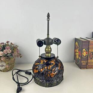 灯饰配件12寸16寸台灯底座蜻蜓仙鹤鹿孔雀底座锌合金树脂底座灯座