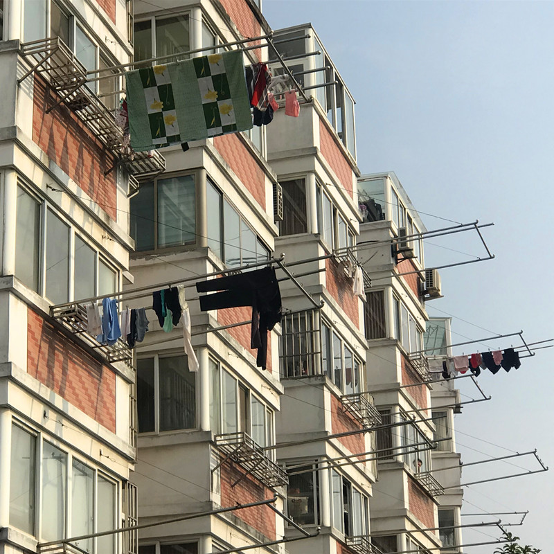 沛晴 伸缩晾衣杆2/3米米单杆式阳台凉衣架杆固定式不锈钢晒衣杆