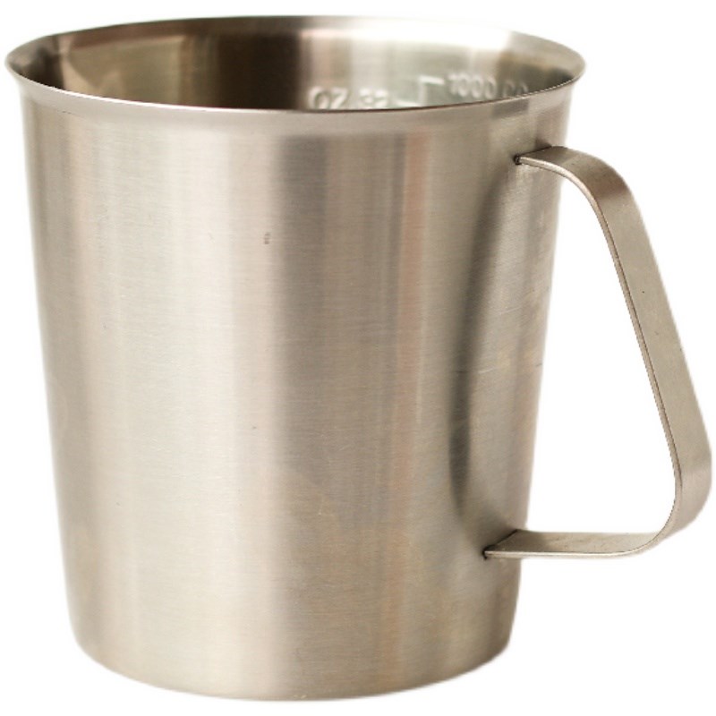 diy手工皂制作加热融化容器 优质不锈钢量杯 易清洗大容量带刻度