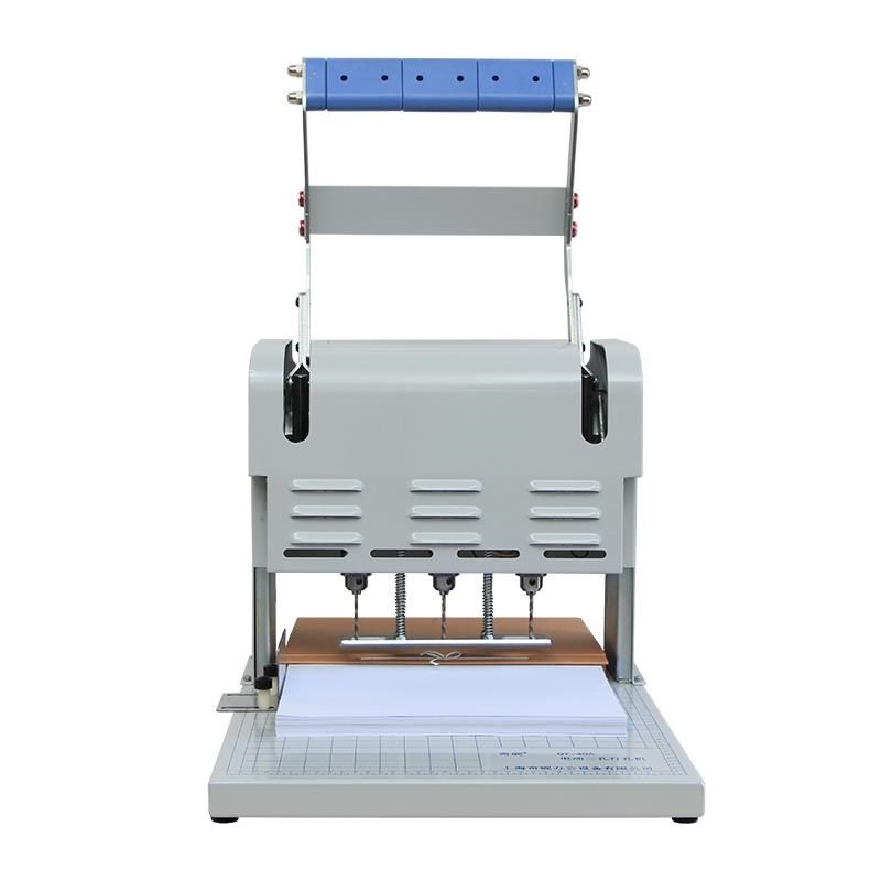 奇砚QY-40A电动三孔打孔机人事档案盒装订机QY-3108线装卷宗文书