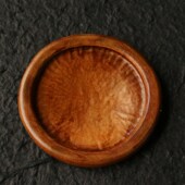 精选十几年老玉竹竹节纯手工精工打磨大漆茶盘竹 直径约12.5厘