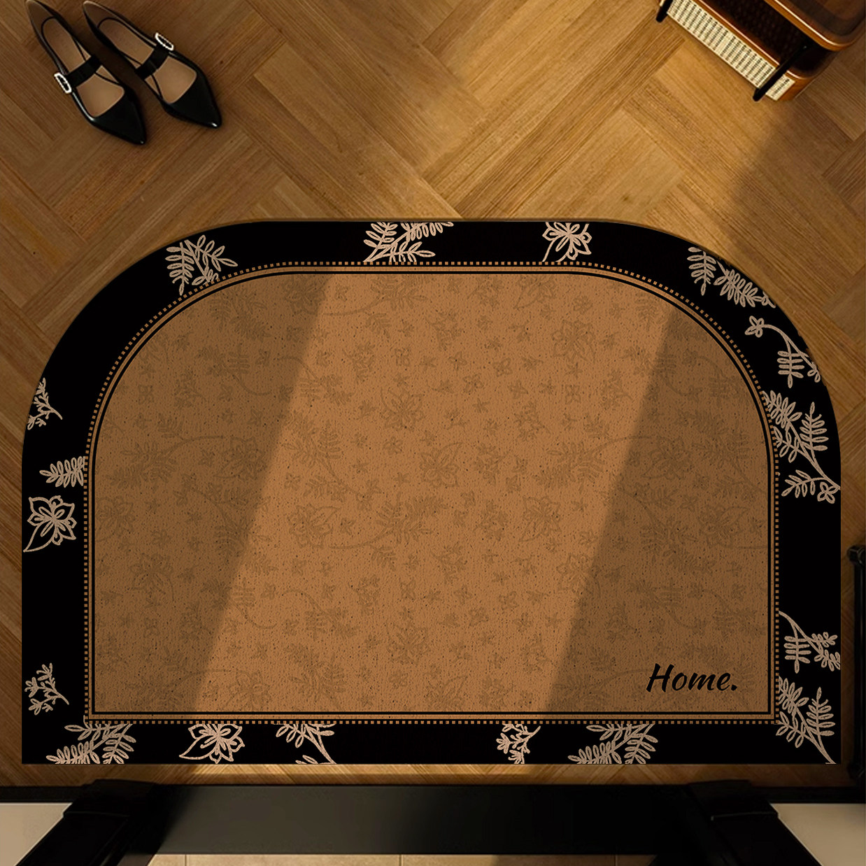 中古风入户门地垫进门玄关门口耐脏易打理丝圈防滑地毯耐磨可裁剪,居家布艺,入户地垫,淘宝优惠券,粉丝福利购,淘宝优惠卷