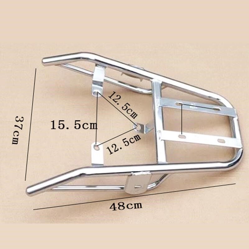 新国标永达方鹰电动车货架Y8尾箱架F6货架小金鹰尺寸16*12.5货架