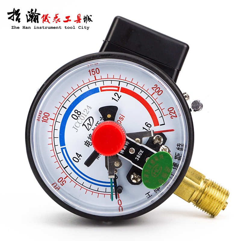 电接点压力表YX100负压表真空表1.6电控电接式电触点水用水压表