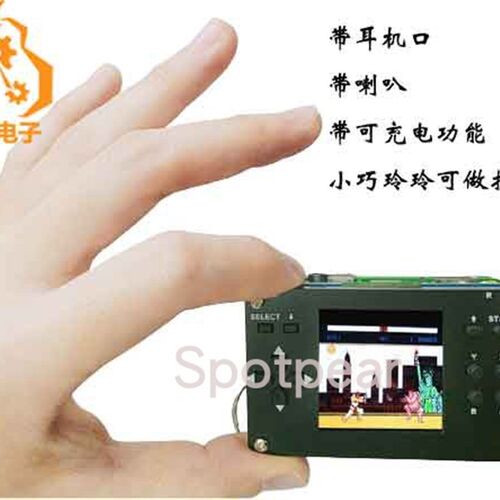 树莓派游戏机带喇叭充电1.54寸LCD显示屏zero W Pi0套件