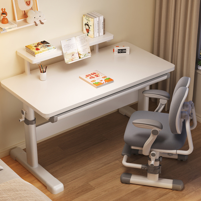 飞旺2024新款儿童学习桌小学生家用实木书桌升降写字桌椅专用桌子