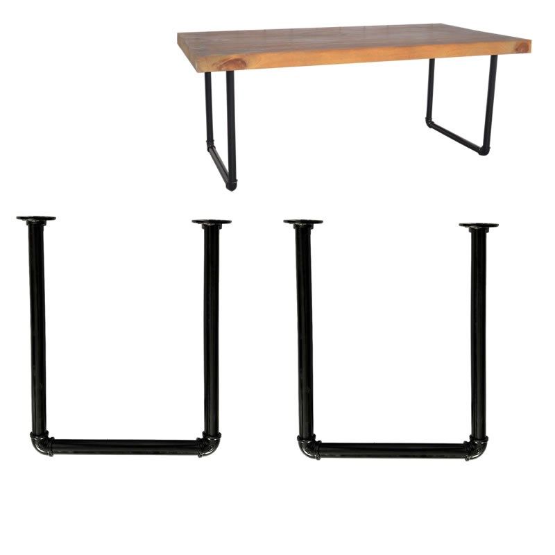 u形工业风格桌脚桌腿茶几支架水管餐桌底座铁艺方桌架木板脚架,住宅家具,桌腿/桌架,淘宝优惠券,粉丝福利购,淘宝优惠卷