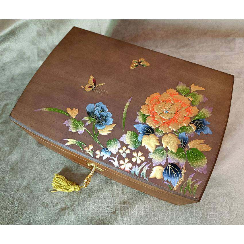 高档中古式复品木质纳首饰盒实木收盒饰盒古风中国风花卉珠宝盒礼,饰品/流行首饰/时尚饰品新,首饰盒,淘宝优惠券,粉丝福利购,淘宝优惠卷