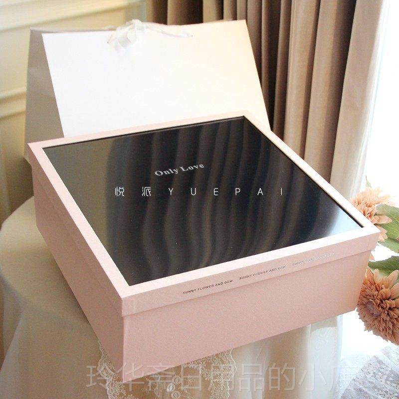 高档悦派 红色礼透明圆盒形礼物盒级感水果高礼品盒大号结婚婚鞋,节庆用品/礼品,糖盒/糖盒配件,淘宝优惠券,粉丝福利购,淘宝优惠卷