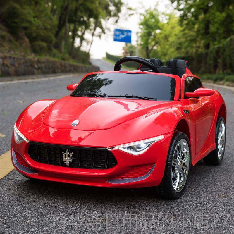 高档孩玛莎拉蒂儿童电动车四轮汽遥控摇车摆宝宝玩具车男女小童充,玩具/童车/益智/积木/模型,儿童电动车,淘宝优惠券,粉丝福利购,淘宝优惠卷