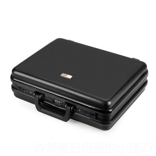高档手箱提密现码箱商公文箱证件箱金保险箱手提笔记本收纳18寸铝