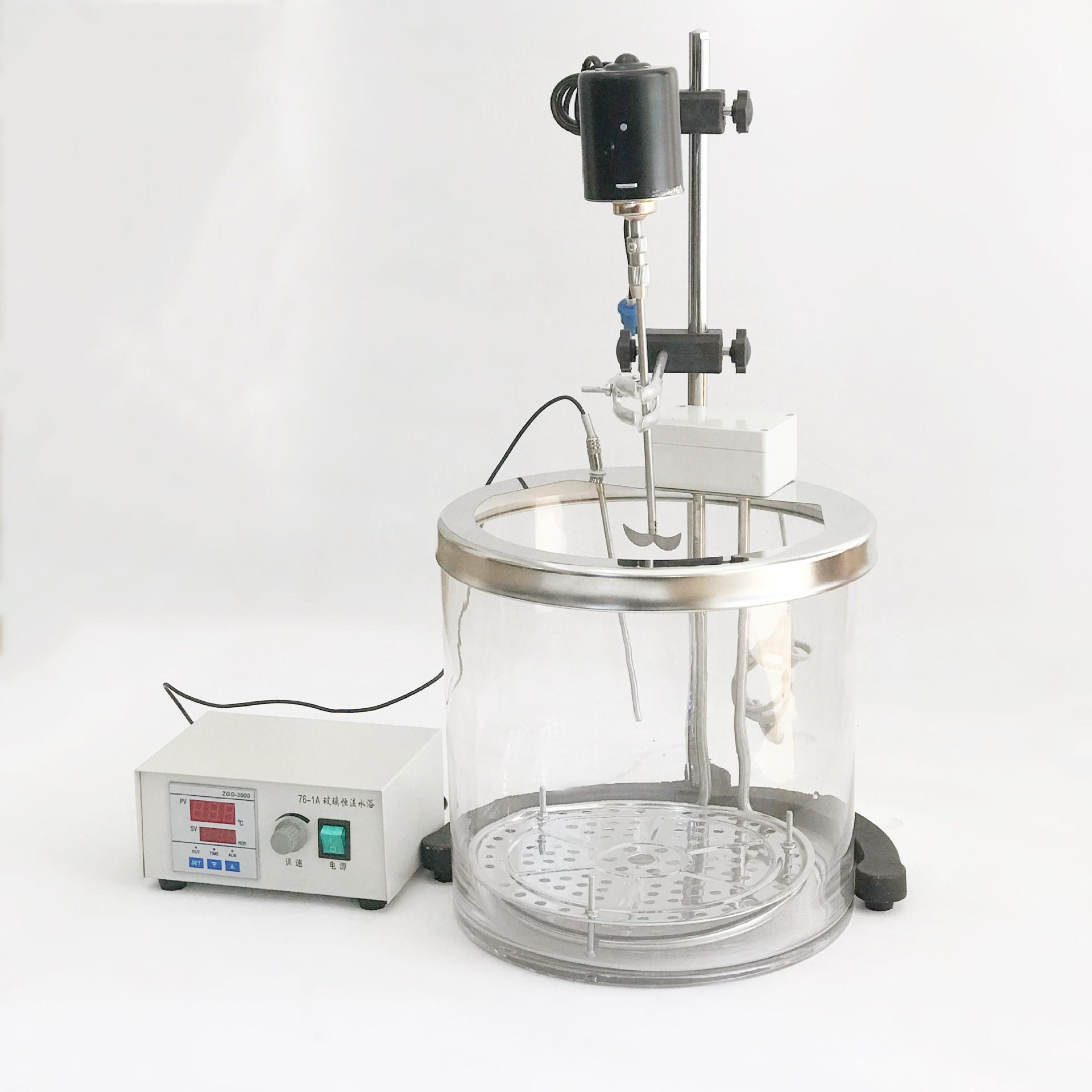 76-1A分体式数显恒温玻璃水浴槽带搅拌乌氏粘度计配套包破损