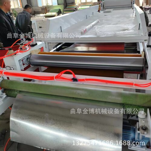 镀铝卷贴膜机 不锈钢卷材PET膜平贴机  无泡无皱 自动放卷剪切