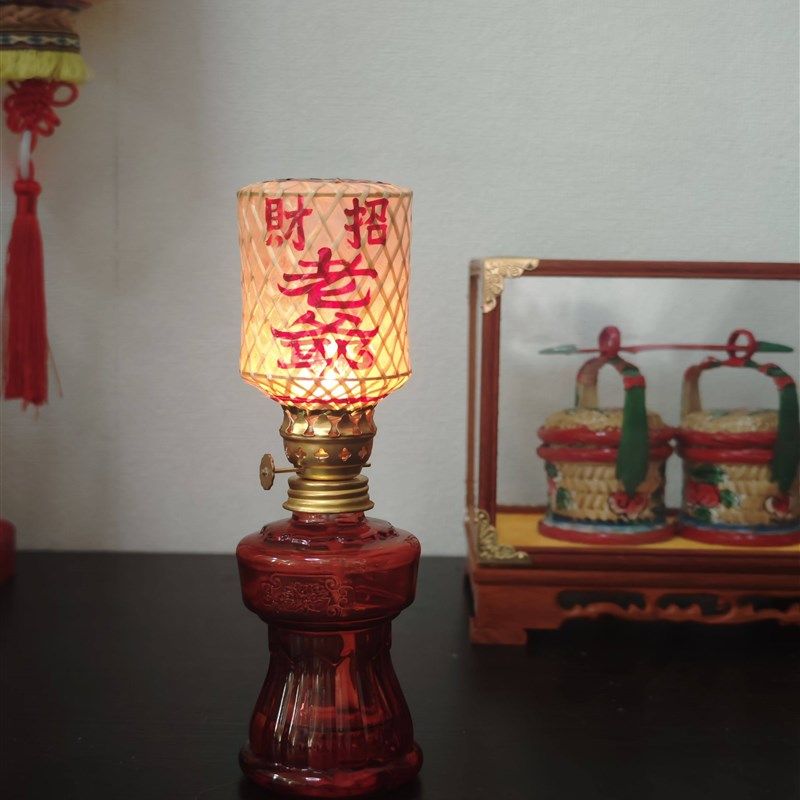 潮汕竹编油纸迷你煤油灯小灯笼新款复古客厅桌面摆件定制送礼佳品,节庆用品/礼品,灯笼,淘宝优惠券,粉丝福利购,淘宝优惠卷