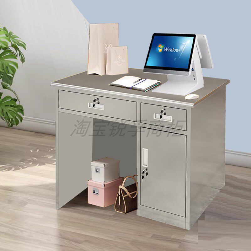 超市收银柜台柜台称重打包台不锈钢工作台操作台承重柜底柜边台柜,商业/办公家具,行李柜,淘宝优惠券,粉丝福利购,淘宝优惠卷