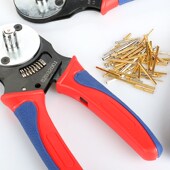 航空插针压线钳冷压端子哈丁重载连接器手动四芯轴压接钳