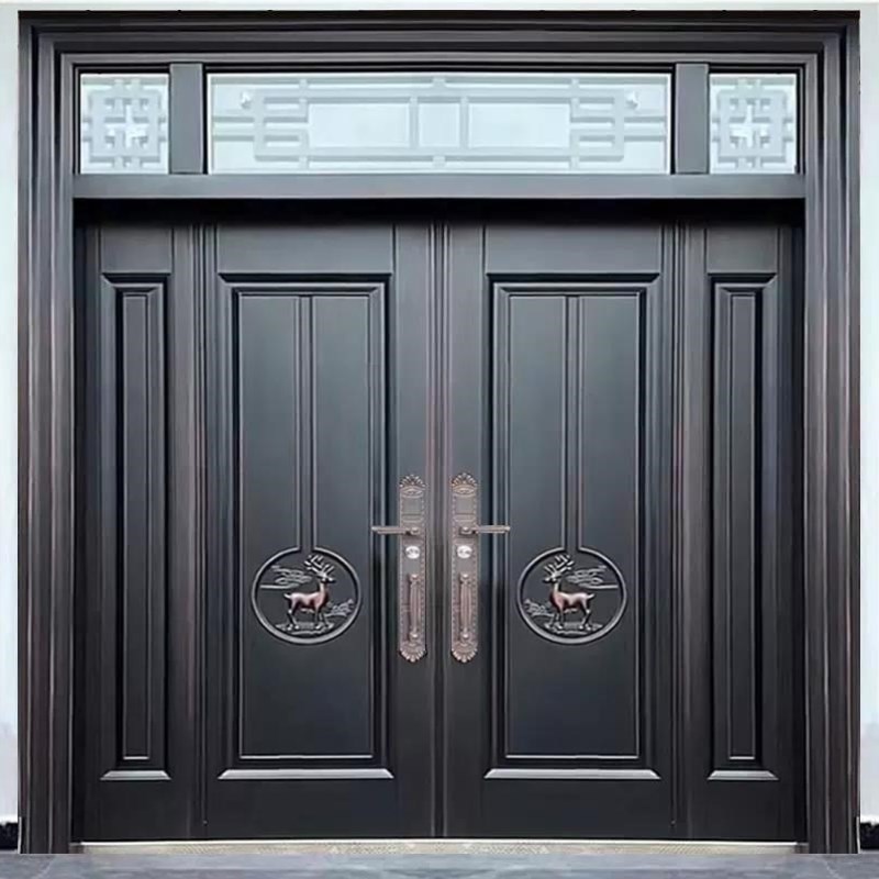 锌合金别墅大门开门农村自建房大门乡村庭院子入户门防盗进户门