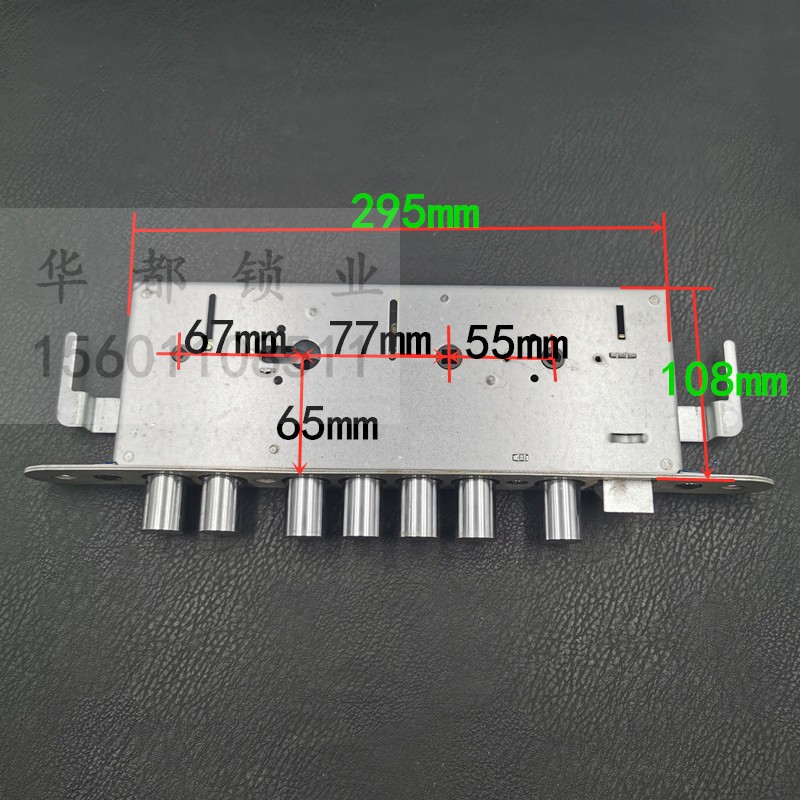 盼盼一品专用锁体20齿分体金色把手金扣子清林一品防盗门转舌锁体