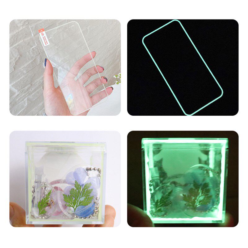 卓力得夜光uv胶吸光后自发光速干DIY手工创意胶夜光标识荧光胶水