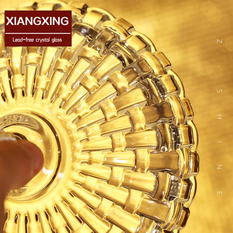 欧式水晶玻璃糖罐糖缸客厅茶几摆件家用沙拉碗糖果干果水果盘子碗