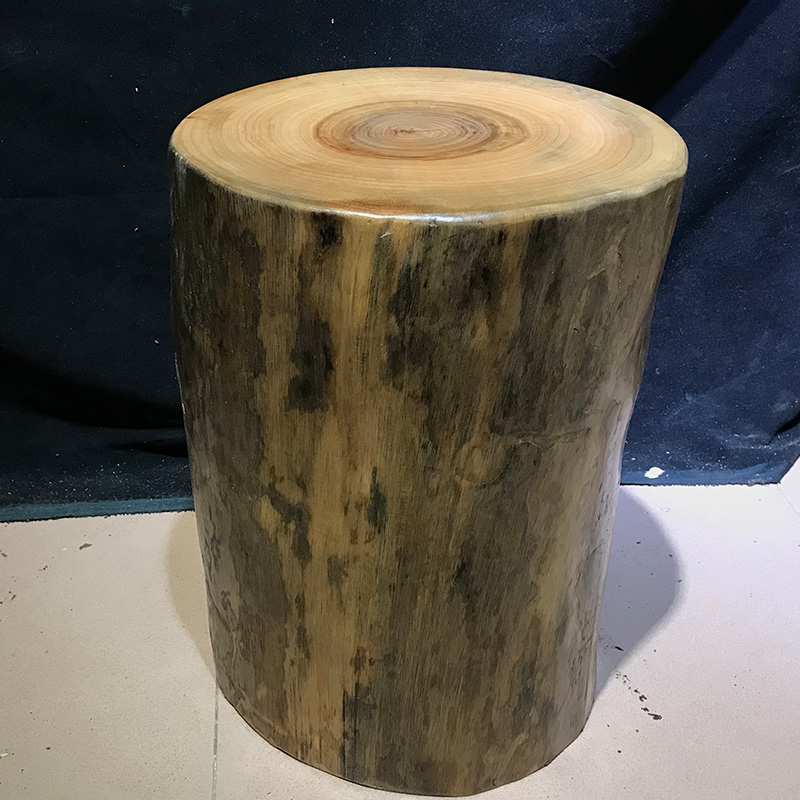 香樟木树墩子原木头树根根雕茶几底座圆凳家用实木花架树桩子