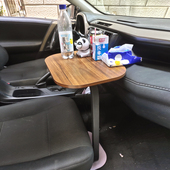 车用多功能笔记本桌主副驾后前排吃饭桌学习办公桌车载便携式 餐桌