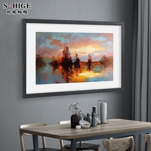 画框定制装裱任意尺寸挂墙木条相框自己组装16 18 20 30 36寸定做