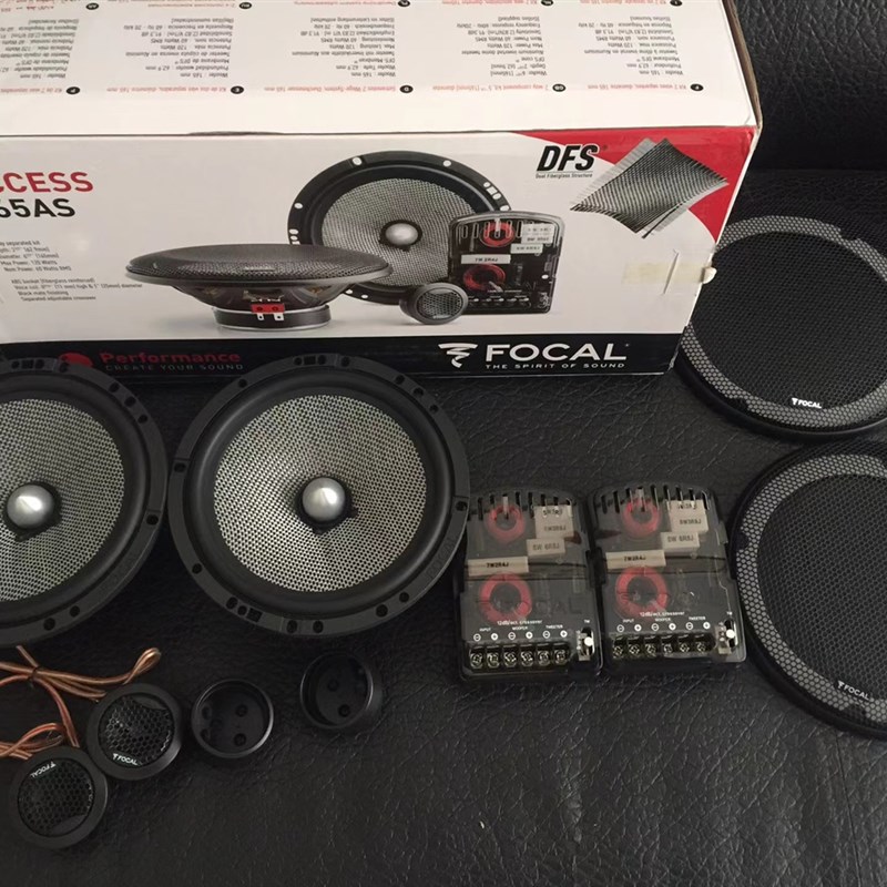 劲浪FOCAL汽车音响改装车载喇叭劲浪165AS 套装前门喇叭主机直推