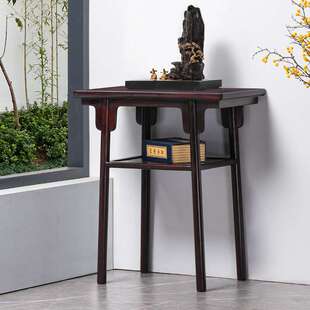 血檀木小条案中式复古玄关台实木明式条桌案台古典边桌供桌