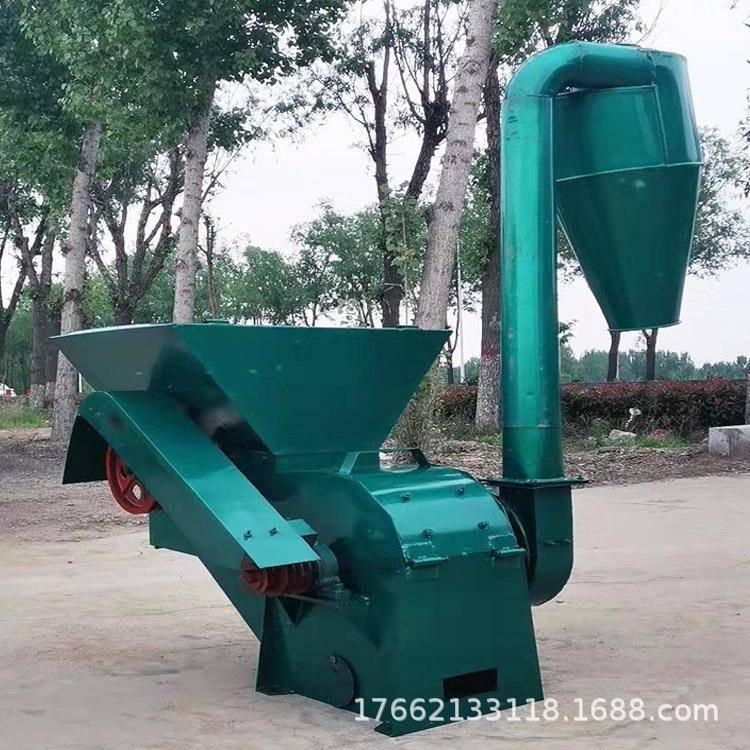 科瑞花生秧除尘粉碎机锤片环保式稻草打糠机养殖场秸秆稻草粉糠机