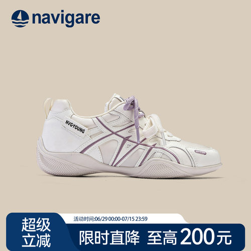 Navigare小帆船夏季新款德训鞋女