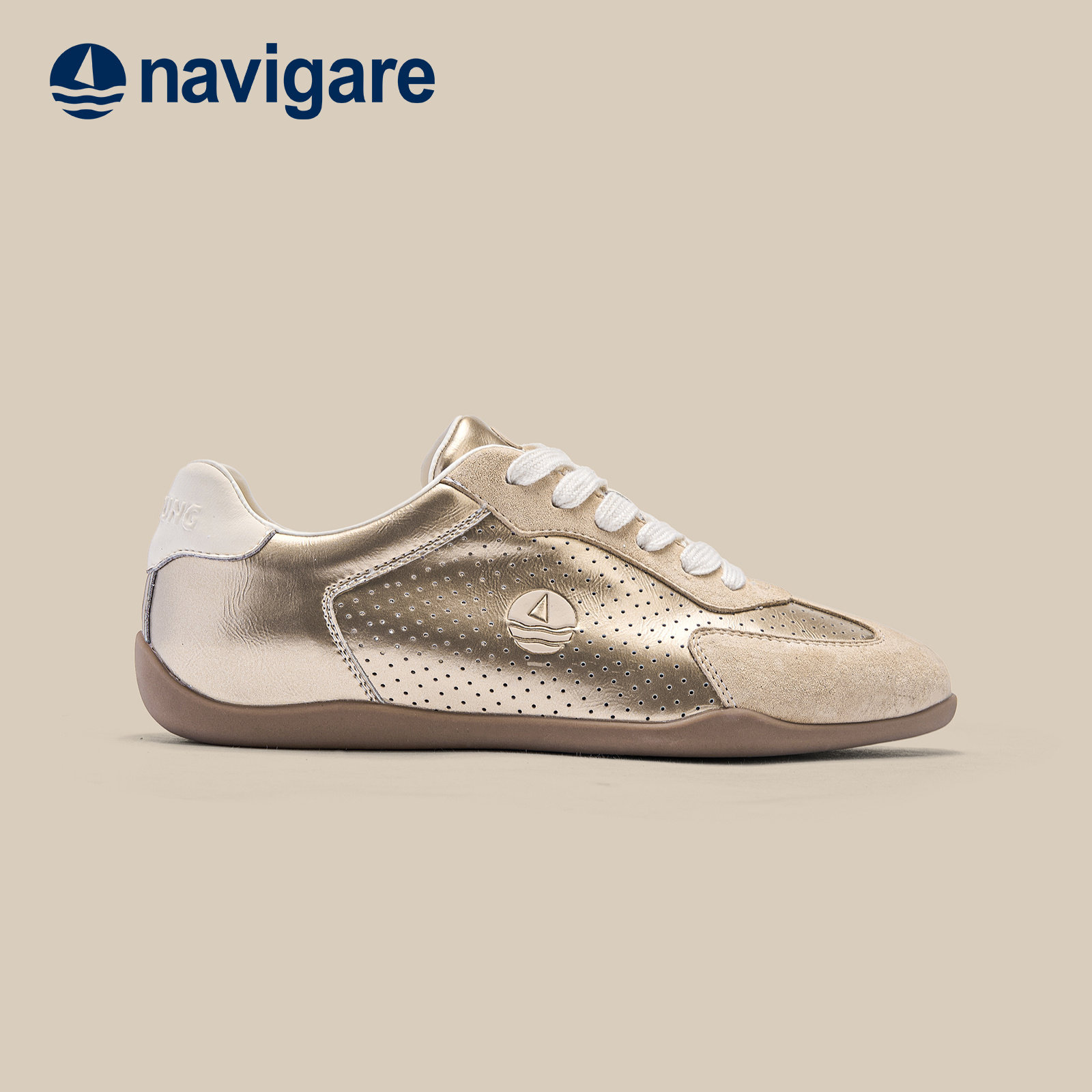 Navigare小帆船透气软底德训女鞋