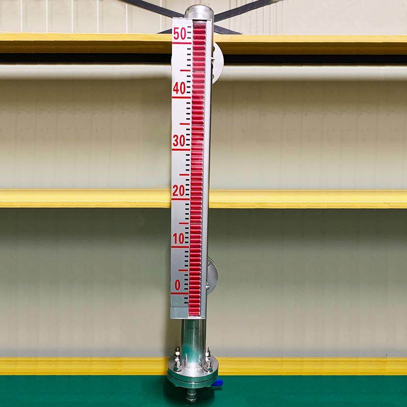 德天UHZ磁翻板液位计带远传顶装锅炉不锈钢水位计4~20ma侧装四氟P