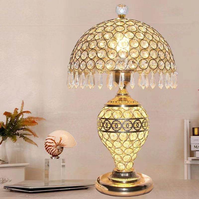 轻奢水晶台灯卧室床头柜灯轻奢2025新款简约现代创意结婚房床头灯,鲜花速递/花卉仿真/绿植园艺,割草机/草坪机,淘宝优惠券,粉丝福利购,淘宝优惠卷