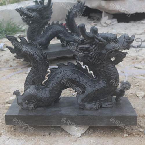 户外景观装饰伏龙石雕 石材雕刻浮雕龙壁画 汉白玉花岗岩石雕伏龙