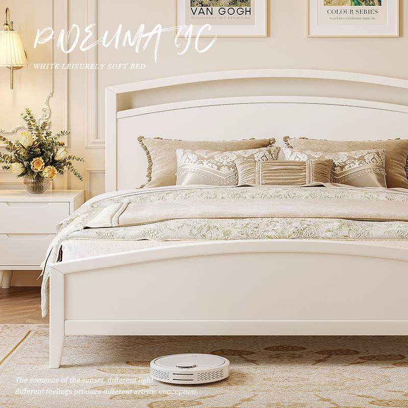 大厂直销现代简约白蜡木实木床1米8加床垫白色大床家用主卧双人床,鲜花速递/花卉仿真/绿植园艺,割草机/草坪机,淘宝优惠券,粉丝福利购,淘宝优惠卷