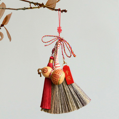 乔迁之喜大门挂件装饰新家入伙进宅用品百福葫芦吉祥新房门口挂饰