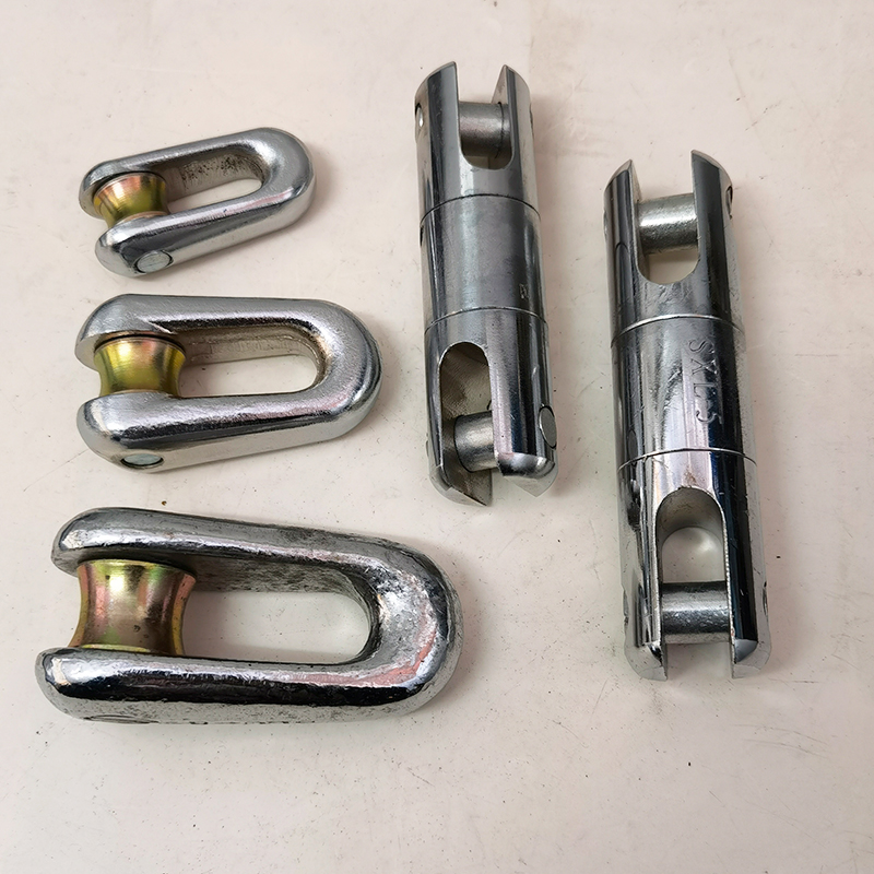 电力牵引导线网旋转连接器电缆万向节钢丝绳旋转接头抗弯连接器
