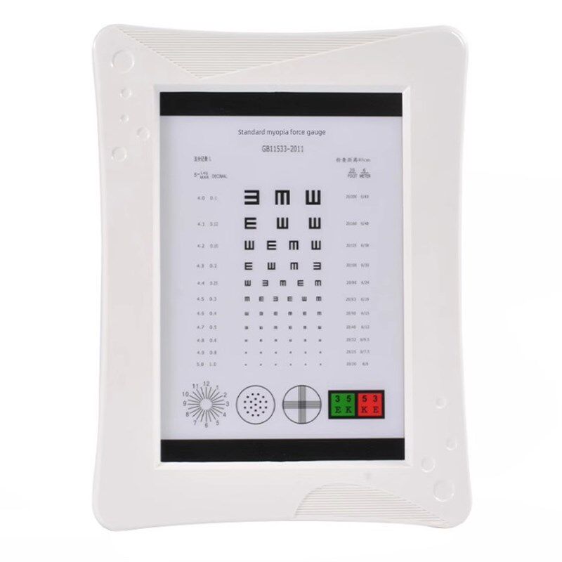 眼镜验光设备LED近用视力表灯箱超薄插电电池两用便携式磁吸设计