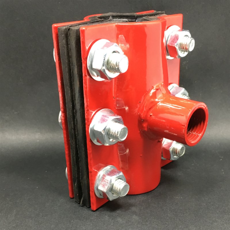 钢板哈夫节抢修器三通 哈夫节分水器 变径分水三通 增接口分水