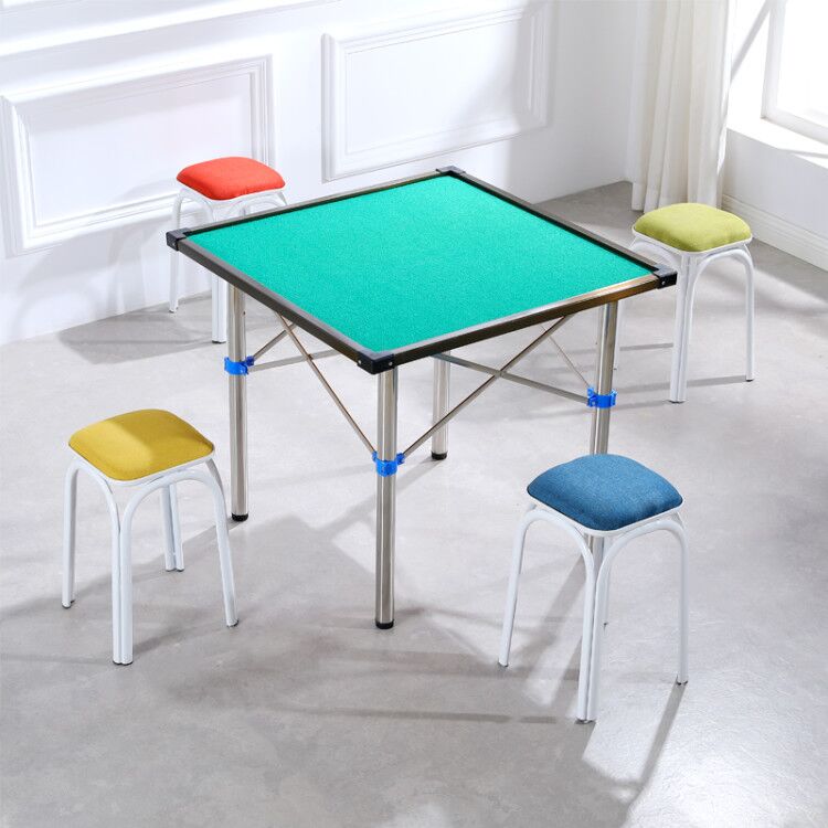 11促折叠麻将桌子家用简易餐桌棋牌桌宿舍便携式手搓麻将桌两用